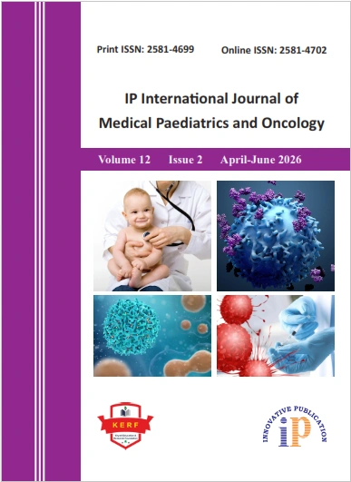IP International Journal of Medical Paediatrics and Oncology